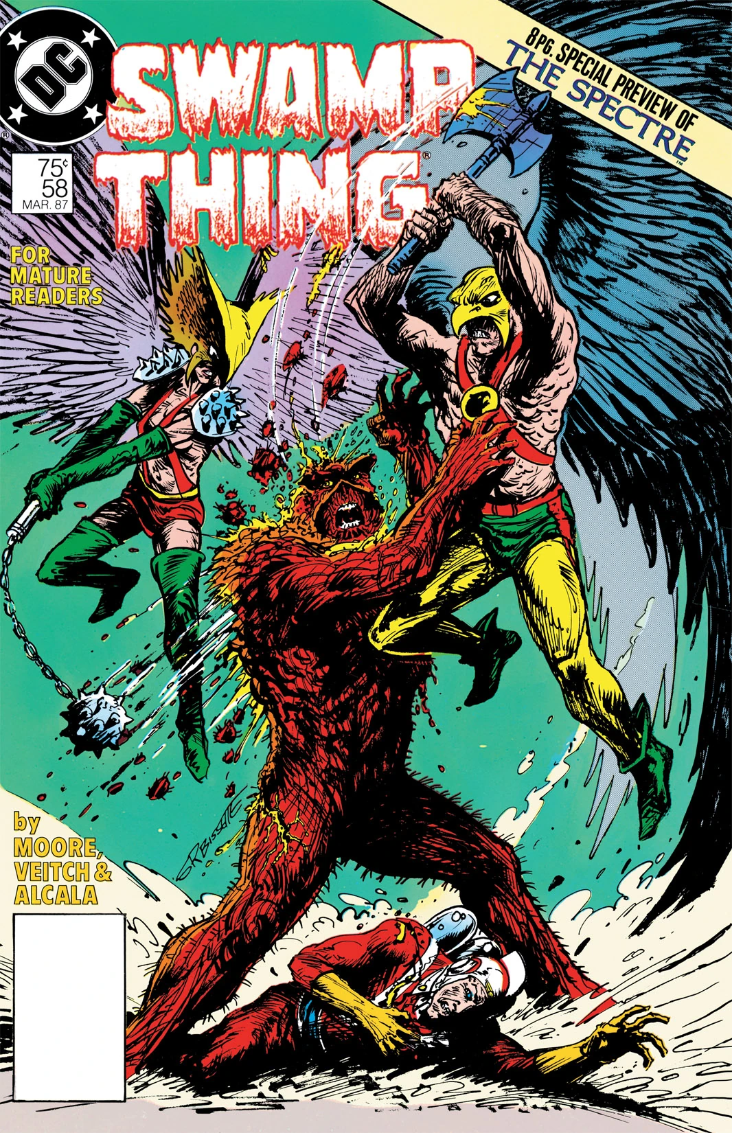 Swamp Thing #58 (DC, 1987 — Cover A) cover